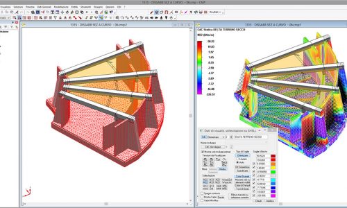 Sollecitazioni elementi shell